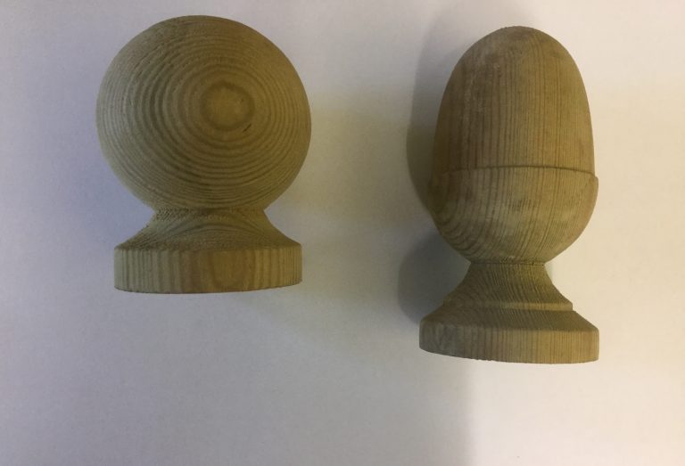 Post Finials 3” and 4” Dee Fencing