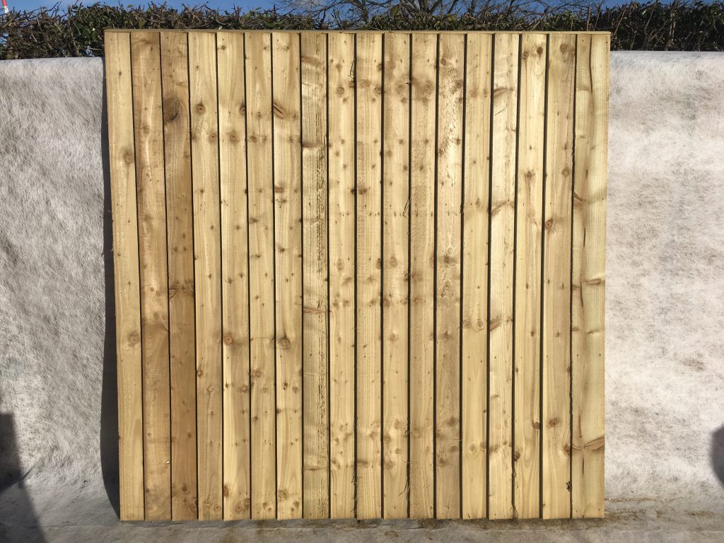 Vertical Board Panel 6’ X 6’ Dee Fencing